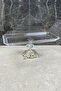 Glamor Kand Silver Footed Glass Serving Plate & Cookie Dessert Food Presentation - 4