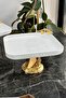 Porcelain Plate with Metal Legs, Cake & Cookie & Food Serving Set, Presentation Tray - 3