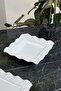 Porcelain Square Presentation Plate 1 Piece