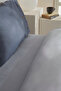 Indigo Single 100% Cotton Duvet Cover Set - Base - 4