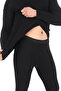 Unisex Fleece-Lined Thermal Underwear Set Cotton Flexible Winter Underwear Set - 8