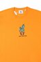 Orange Cactus Patterned T-Shirt - 8