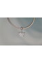 Stone Butterfly Stainless Steel Charm