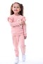 Cotton Daisy Embroidery Embroidered Shoulder Ruffle Tracksuit Bottom Top Girl's Two-Piece Set - 5