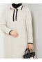 Wonderful Buttoned Knitwear Dress - 3