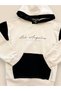 Boy's Hooded Los Angeles Written Cotton Sweatshirt - 2