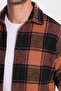 Men's Slim Fit Slim Fit Lumberjack Checked Winter Shirt - 4