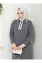 Wonderful Buttoned Knitwear Dress - 7