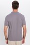 Men's Slim Fit Slim Fit Cotton Soft Texture Breathable Fabric Non-Curling Collar Gray Polo Collar T-Shirt - 6