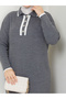 Wonderful Buttoned Knitwear Dress - 4