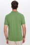 Men's Slim Fit Slim Fit Cotton Soft Textured Cool Fabric Plain Pique Green Polo Neck T-Shirt - 7