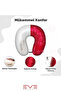 Visco Neck Rest Orthopedic Travel Pillow - Hypoallergenic Love Pattern - 3