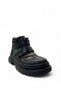 565 Orthopedic 100% Genuine Leather Young Black/Khaki Banded Boots - 2