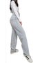 Baggy Jeans with Buckle Detail, Ice Blue, Snow-Proof, Chemical Resistant, Super High Waist, Without Lycra - 4