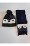 Ki̇tti̇ Boy's Scarf and Beanie 2-Piece Set 24175-04-025 Ages 4-8