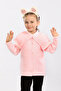 Girl's Buttoned Cape Collar Knitwear Cardigan