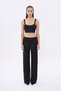 Sequined Bustier Blouse Black - 2