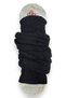 Natural Wool Women's Anthracite Winter Knee Pad Thick Leggings Footless Yoga Socks - 3