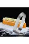 Mould Chef Oval Rings - Semi-Cooked Cheese Mufin Molds Set of 4 - Depth 3.5cm - 4