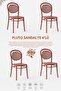 PLUTO LÜX CAFE &  RESTAURANT  SANDALYESİ 4 Lü Set