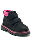 (Arzen) Thermo Non-Slip Sole Velcro Children's Boots Black Pink