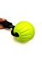 Green Waterproof Dog Training Ball Toy with Handle 9cm - 3