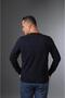 Men's Crew Neck Basic Cotton Knitwear Sweater - 3