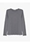 Crew Neck Plain Long Sleeve Women's Bodysuit (W4) - 5