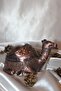 Metal Elephant Figured Ashtray Table - 5