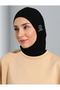 قبعة حجاب بسحاب - أسود - 4