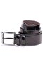 Dmk26-456 Black Patent Leather 4.5 cm Faux Leather Men's Belt - 3