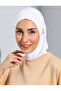 قبعة حجاب بسحاب - أبيض - 3