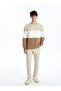 Lcw Vision Crew Neck Long Sleeve Color Block Men's Sweatshirt (W4) - 3