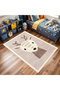 Asian Collection Beige Tones Cute Deer Patterned Woven Base Modern Decorative Carpet Asian15 - 4