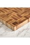 لوح تقطيع من خشب الدردار الأبيض (من نوع End-Grain) كبير الحجم - 4