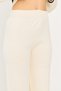 Women's Four-Button Jacket Lapel Knitwear Fabric Cardigan and High Waist Trousers Double Knitwear Set - 8