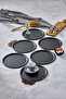 Manta Series Black Presentation Tray, Promise Engagement Tray, 22cm, 6 Pieces - 4