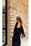 Special Design Backless Maxi Size Black Cool Pull Bear Dress - 8