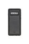 Samsung S10 Black Leather Case