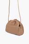 Cross Strap Mink Leather Bag with Snap Fasteners and Zipper Diya - 3