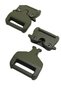 Cobra 20 mm Tactical Buckle - Khaki Green Clip - 5