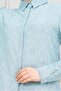 Blue Cotton Long Women's Testicle Tunic - T 4659 - 2
