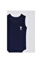 U.S. Polo Assn Happiness Navy Blue Baby Bodysuit - 2