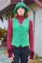 Bohemian Style Women's Green Vest - 2