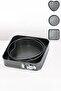 Carbon Steel 3 Pieces 22-24-26cm Heart Round Square Clamp-On Cake Mold Cin798Sy - 2
