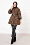 Leopard Patterned Trench Coat -2 - 3
