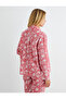 Pajama Top Long Sleeve Shirt Button Collar Cotton - 4