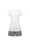 U.S. Polo Assn. Women's 207 Ekru Shorts Set - 3