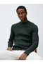 Knitwear Sweater Textured Crew Neck Slim Cut