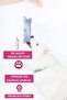Dog Toy Bone Plush Traction Teeth Scratching Dental Health Large Gray - 6